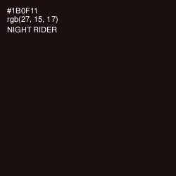 #1B0F11 - Night Rider Color Image